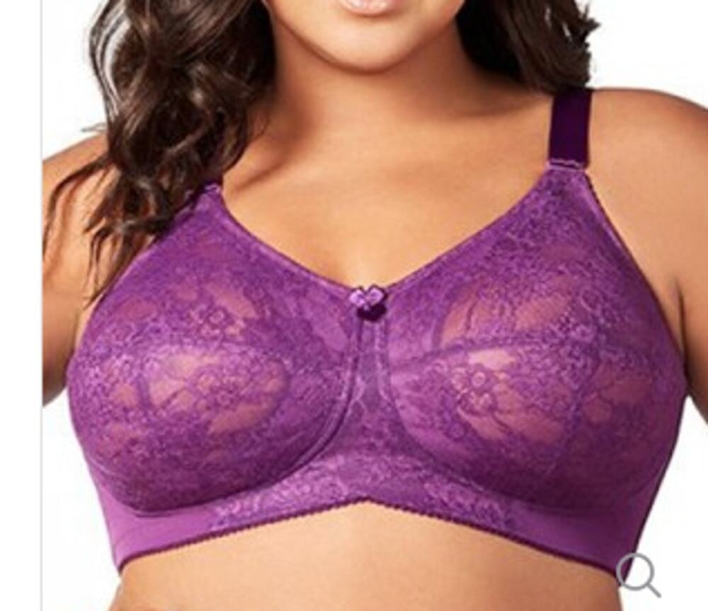 38K ELILA 1303 Lace Softcup Plus Size Bra AUBERGINE - New in Package